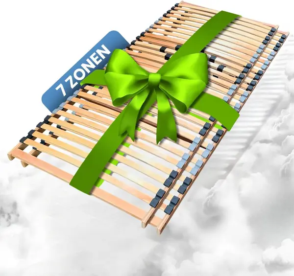 2 x 7-Zonen Lattenrost starr Härtegrad einstellbar…