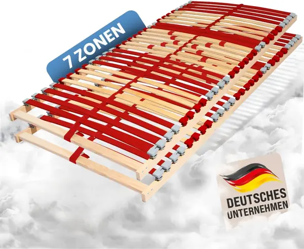 2er Set Lattenrost Ruby NV 7-Zonen 28 Leisten Härtegrad…