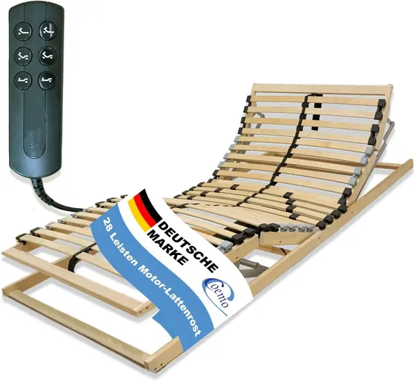 Coemo 7-Zonen Lattenrost Ergo KF mit Motor Kopf-