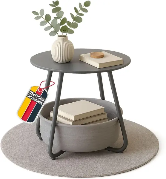 Couchtisch KOSI aus Metall Ø 45 x 45 cm mit…