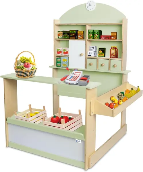 Kaufladen Kinder Kaufmannsladen Lilly Holz Verkaufsstand…