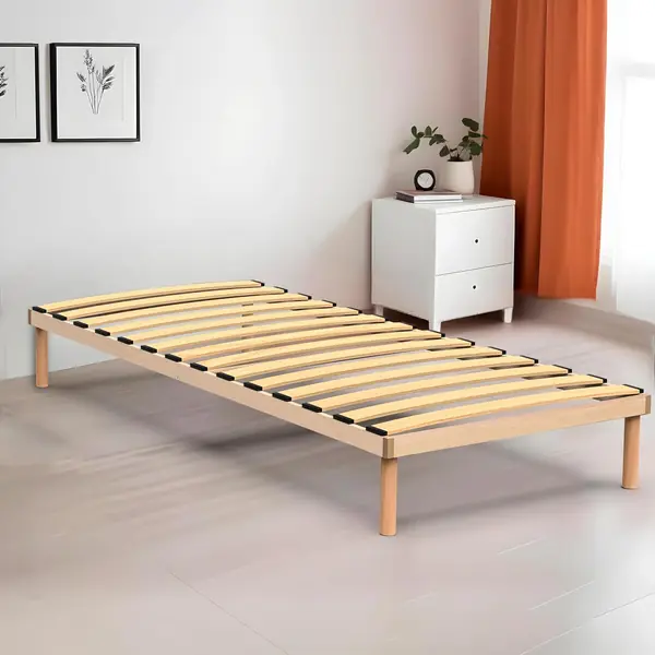 Pyxis Bettgestell mit integriertem Lattenrost, 90x200 cm